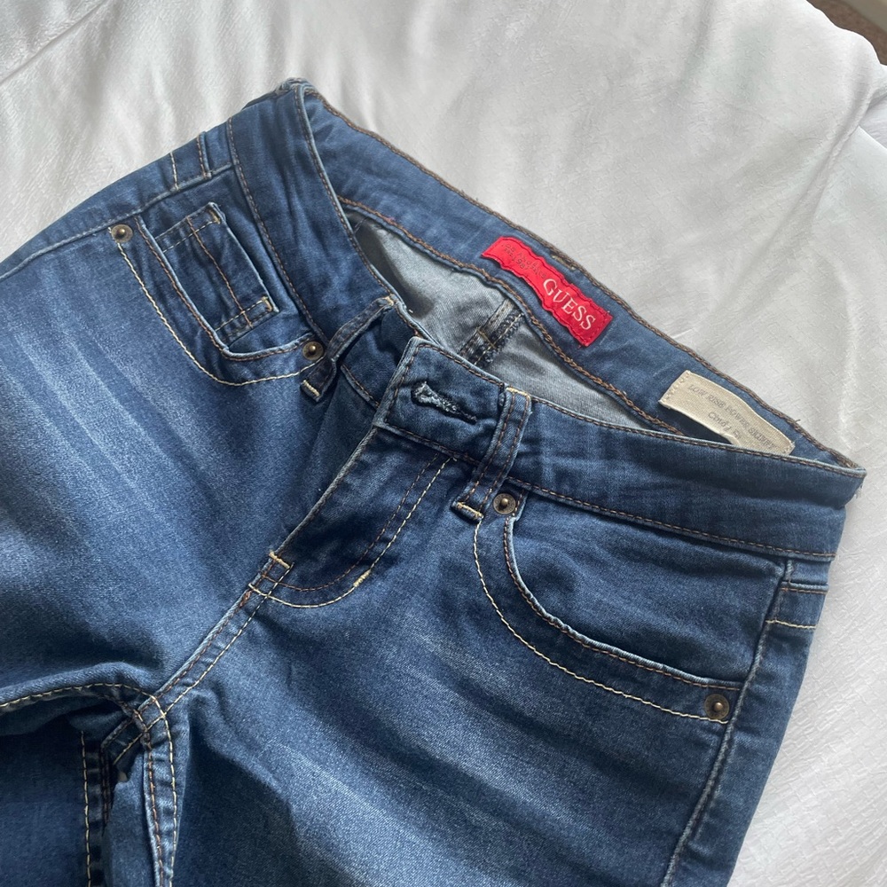 Guess jeans size 25 low rise power skinny